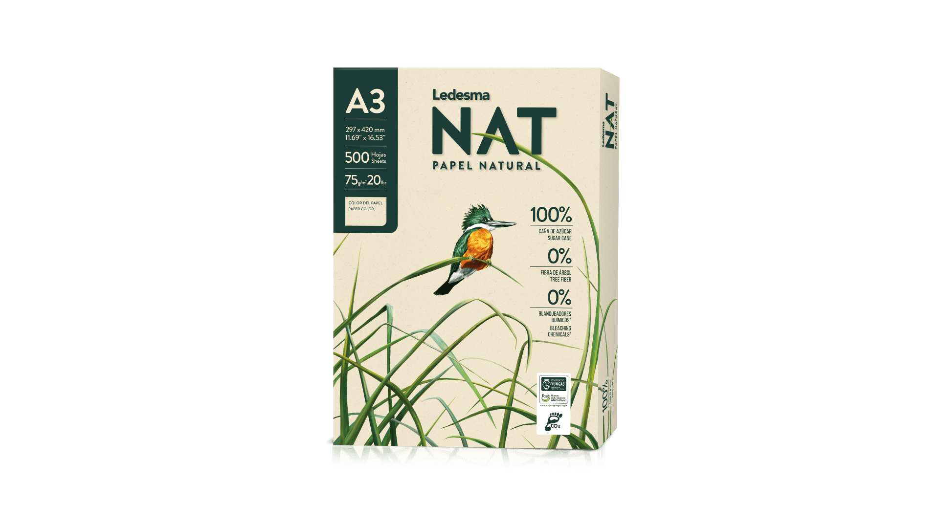 Ramette PapierNAT A3 — 500 feuilles, 75 g/m²
